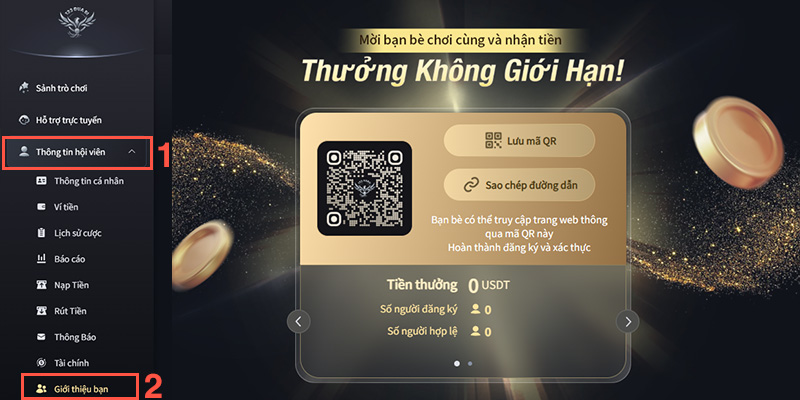 gửi mã giới thiệu tại 123duabi