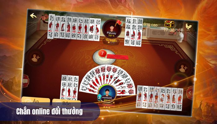 Hình ảnh hướng dẫn chơi chắn online đổi thưởng