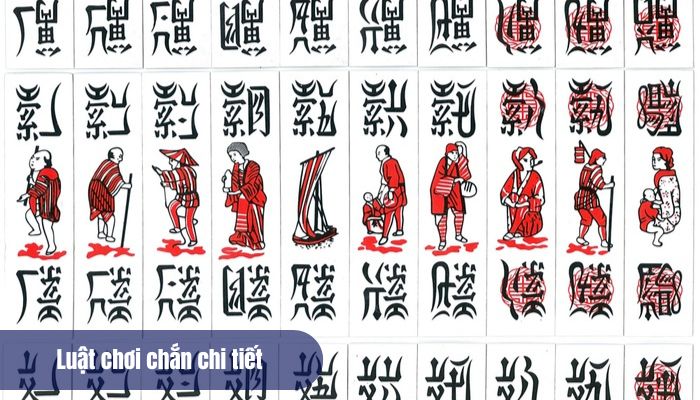 Hình ảnh luật chơi bàn chắn đơn giản dễ hiểu