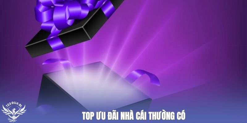 6 khuyến mãi nhà cái hay gặp