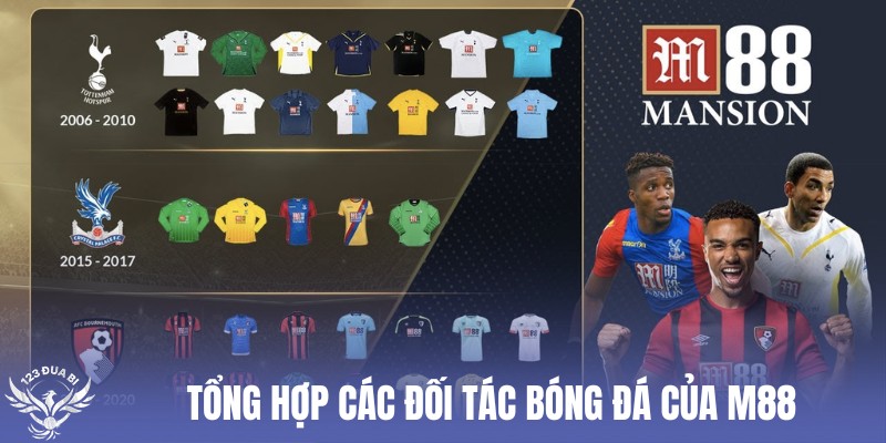 danh sách đối tác được m88 tài trợ