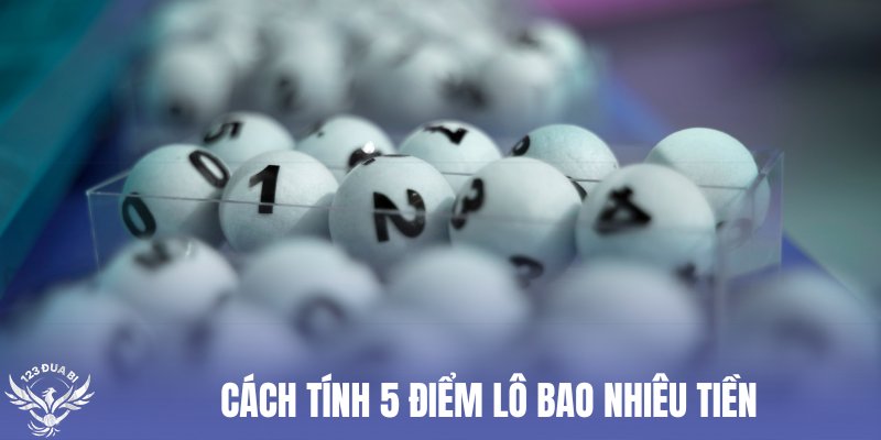 hướng dẫn tính lãi lô 5 điểm lô bao nhiêu tiền