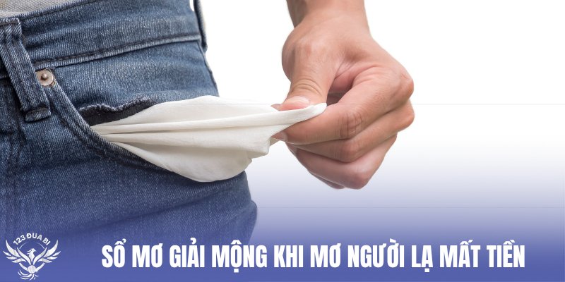 mơ mất tiền đánh con gì nếu do là người lạ