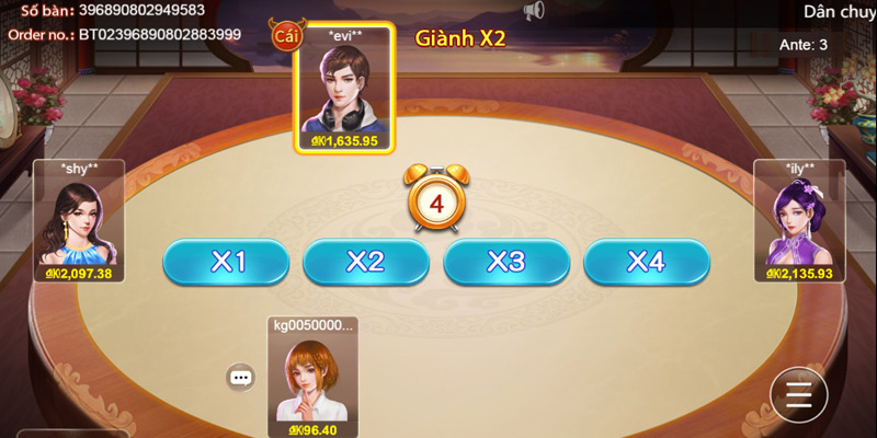 cách chơi game ngầu hầm lắc